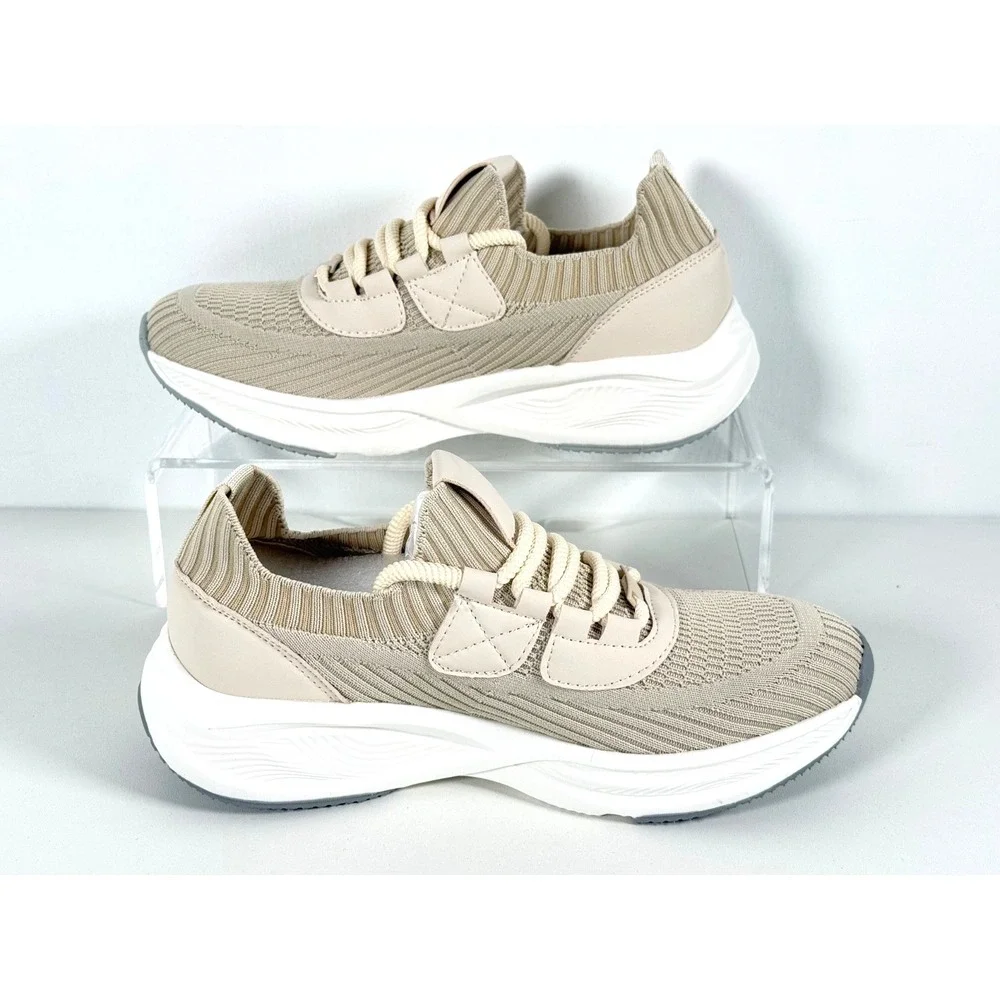 Outwoods Stride1 Cream Lace-Up Fashion Sneakers New Sz 8 M
